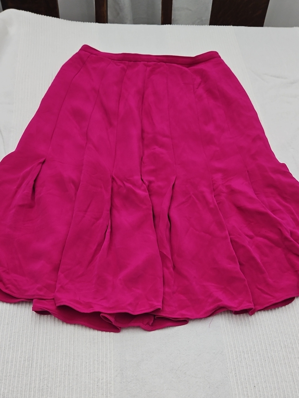 Dana Buchman Fuchsia Silk Circle Skirt